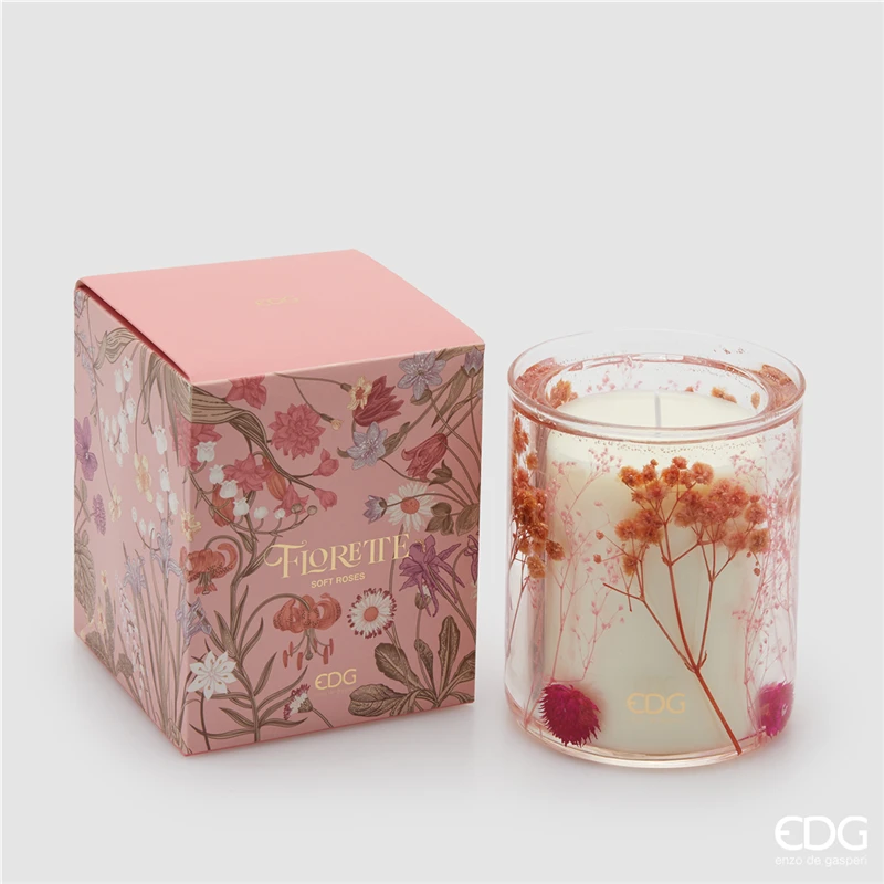 EDG - Candela Florette profumata "Soft Roses"