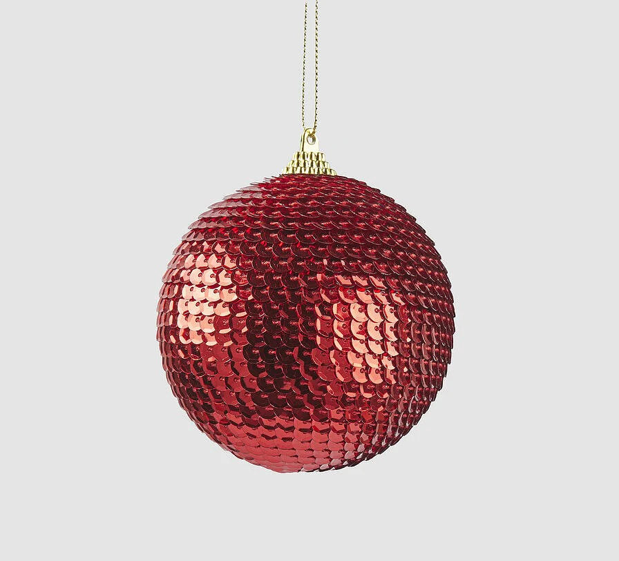 EDG - Boule de décoration de Noël écailles rouges