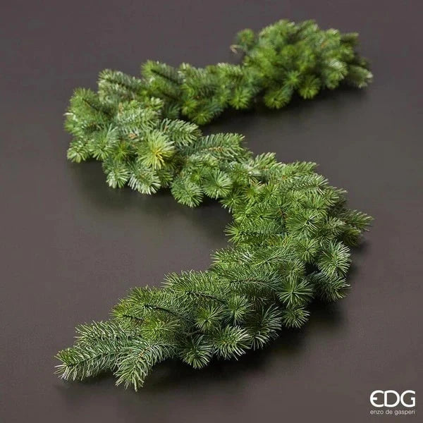 EDG - Festone Natale Pino L 182 Cm 162 Tips Green