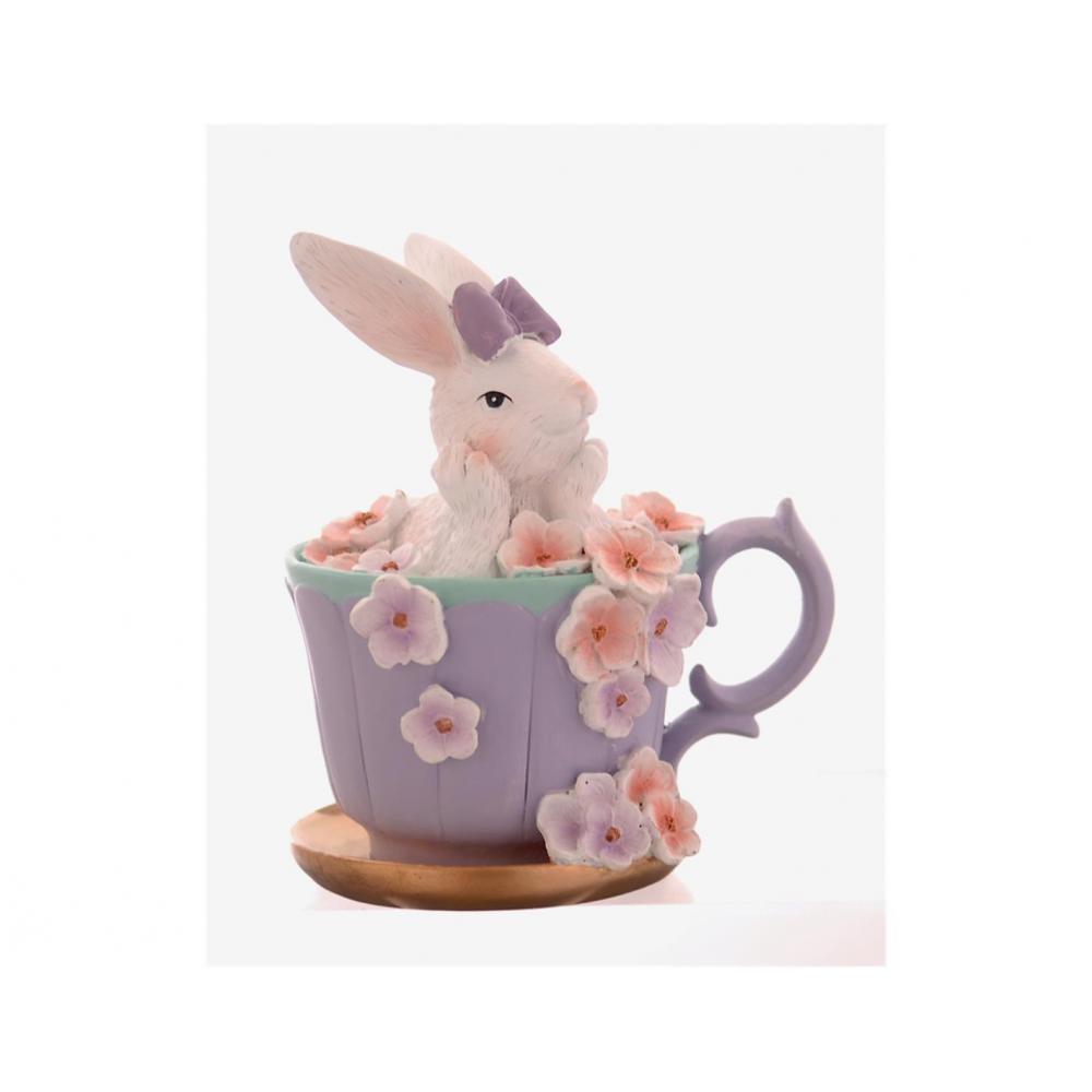 Garden Foggia - Coniglietta Con Fiocco Viola