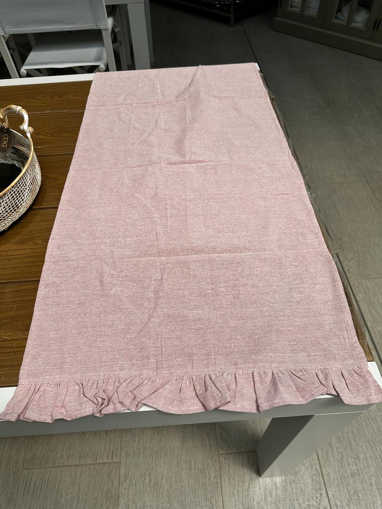 Atelier - Tapis de couloir Essential à volant