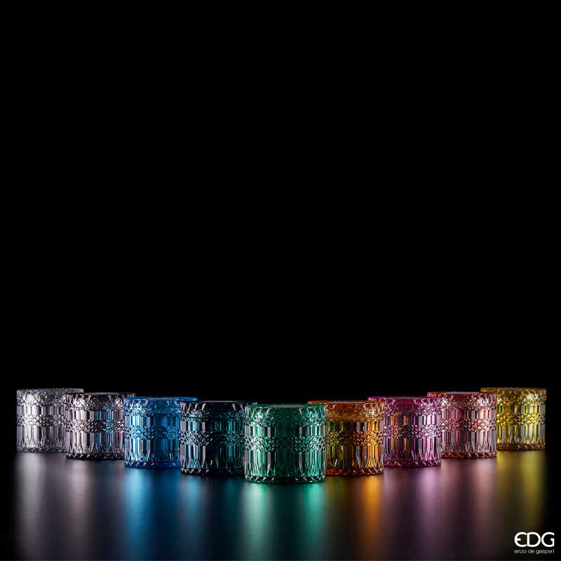 Bougie en cristal Cranbeer d'Enzo De Gasperi