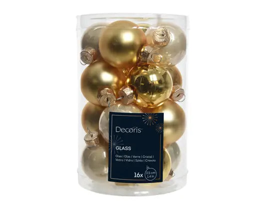 Garden Foggia - Box 16 Sfere Mix Gold d 3.5cm