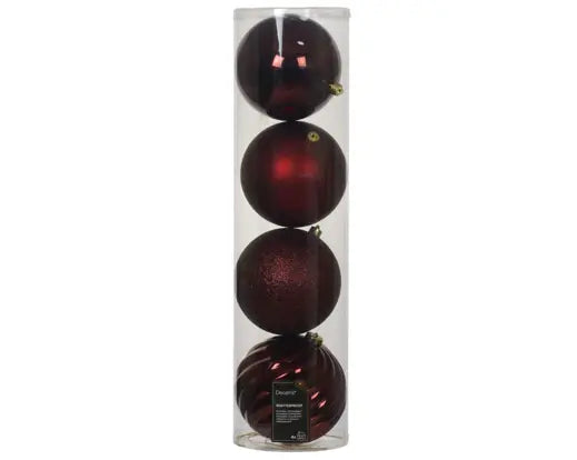 Garden Foggia - Tubo 4 Sfere Mix Burgundy