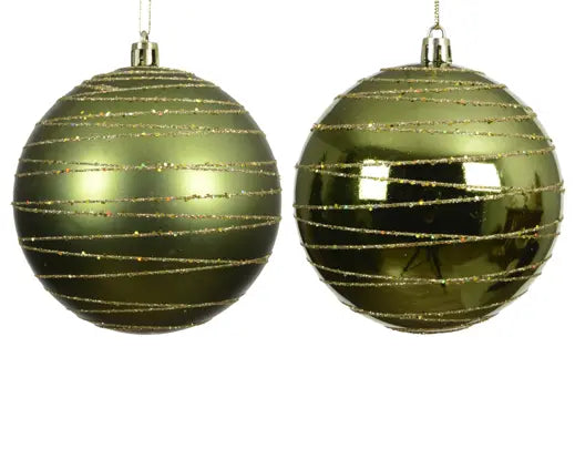 Garden Foggia - Sfera Green Glitter Gold