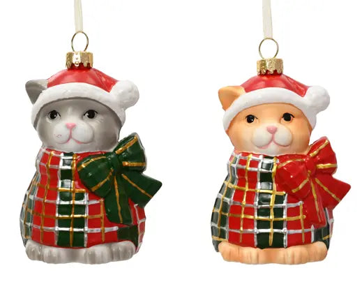 Garden Foggia - Deco Gatto Con Fiocco Assortito 1 Pz