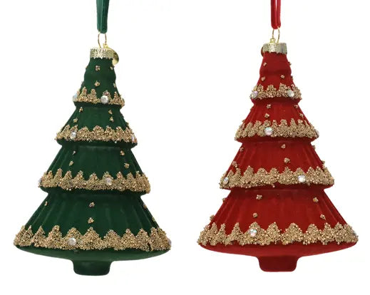 Garden Foggia - Decoro Albero Velluto Assortito 1 Pz