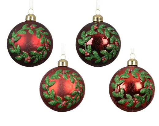Garden Foggia - Sfera Vischio Red Assortita 1 Pz