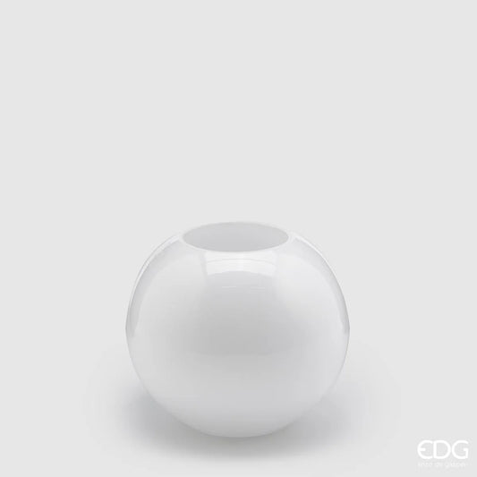 EDG - Vaso Sfera Molato White H16cm