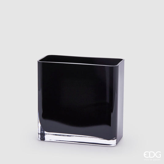 EDG - Vaso Nida Rettangolare Black