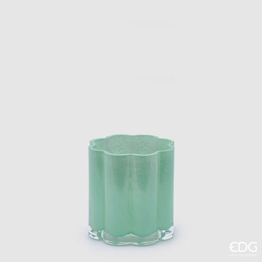 EDG - Vaso Flower H15cm Verde Chiaro