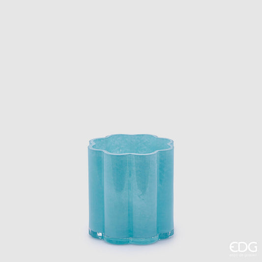 EDG - Vaso Flower H15cm Blu