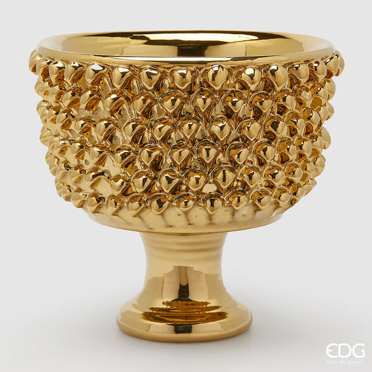 EDG - Vaso Chakra Pigne Gold H31xD33 cm