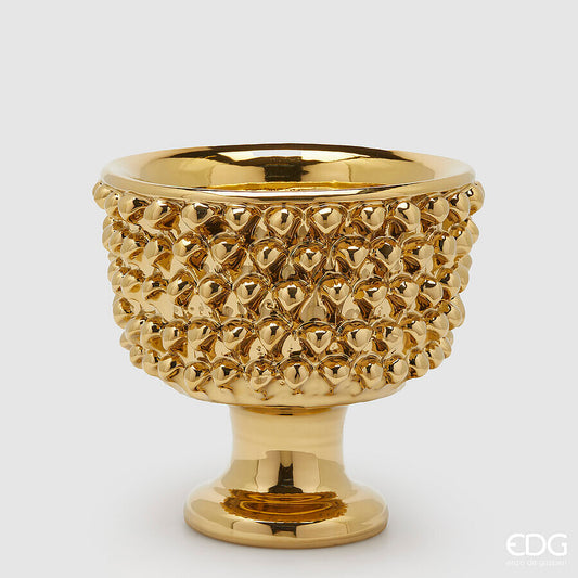 EDG - Vaso Chakra Pigne Gold H24xD28 cm