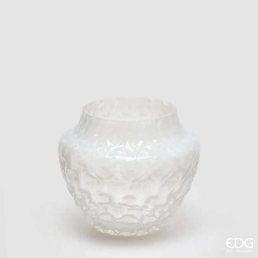 EDG - Vaso Honeycomb H17 Bianco