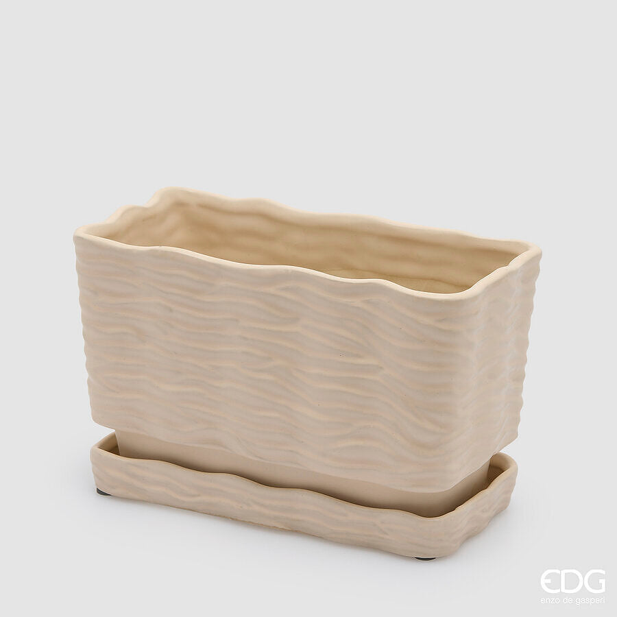 EDG - Vaso Righe Rettangolare H 17cm