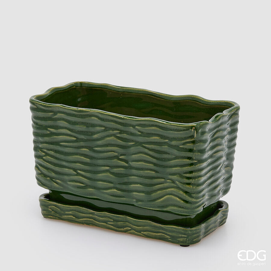 EDG - Vaso Righe Rettangolare H 17cm