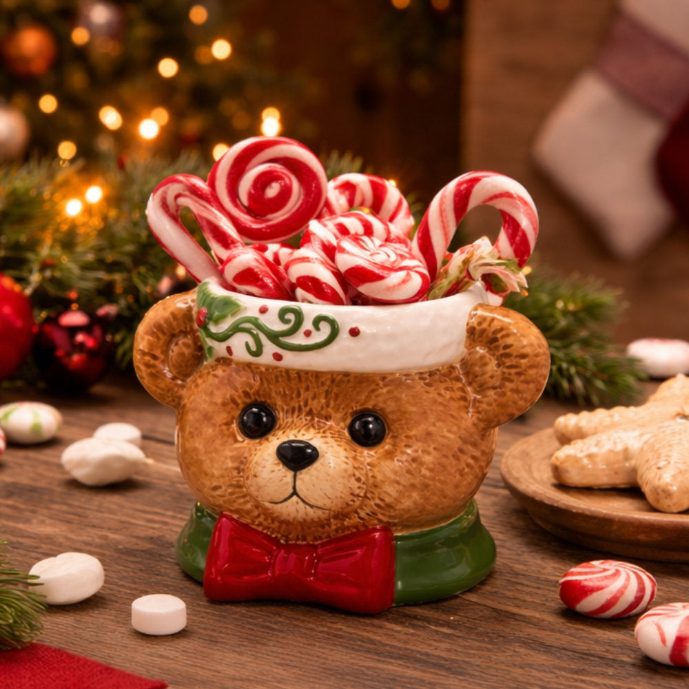 EDG - Vaso Orso Papillon H 18cm