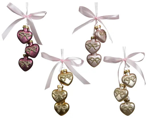 Garden Foggia - Deco Cuori con Nastrino Assortiti 1 Pezzo