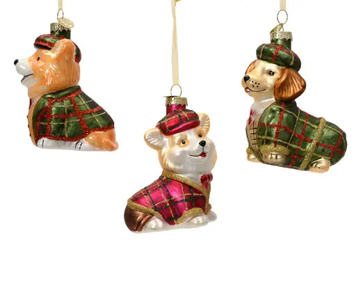 Garden Foggia - Decorazione Cane Giacca Scozzese Assortito 1 Pz