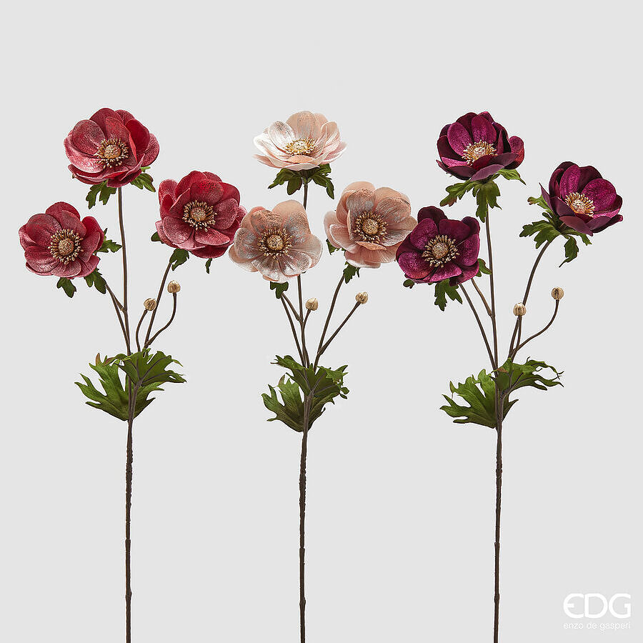 EDG - Ramo Anemone Velluto H80 cm
