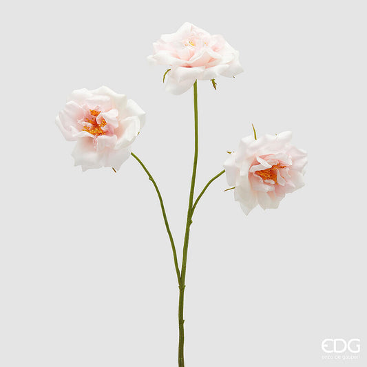 EDG - Ramo Peonia Artificiale H 67cm Rosa Chiaro