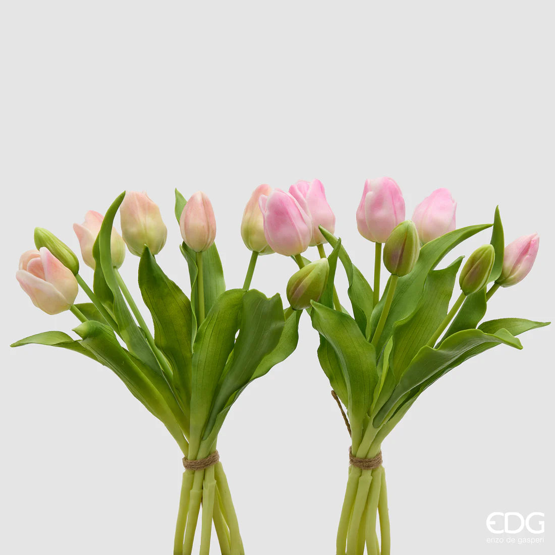 EDG - Mazzo Tulipani H 30cm Rosa Scuro