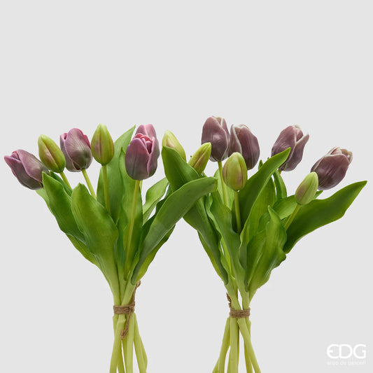 EDG - Mazzo Tulipani H 30cm Viola