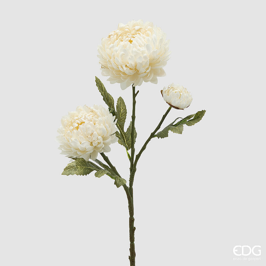 EDG - Ramo Crisantemo 3 Fiori H 50cm