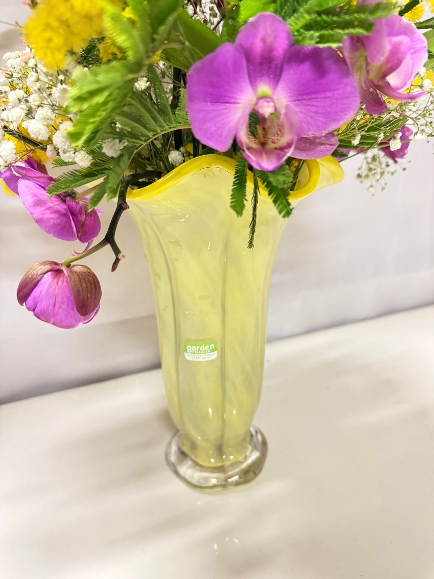Garden Foggia - Vaso Vetro Fiorito