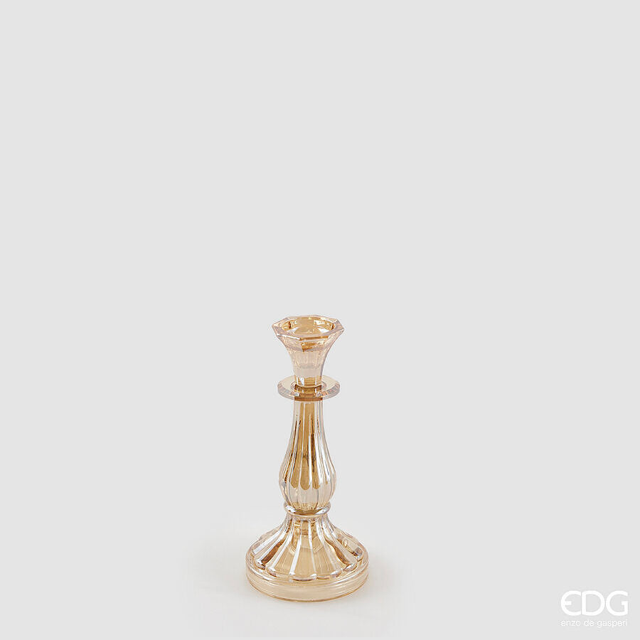 EDG - Portacandela Crystal Sinuoso H 21cm
