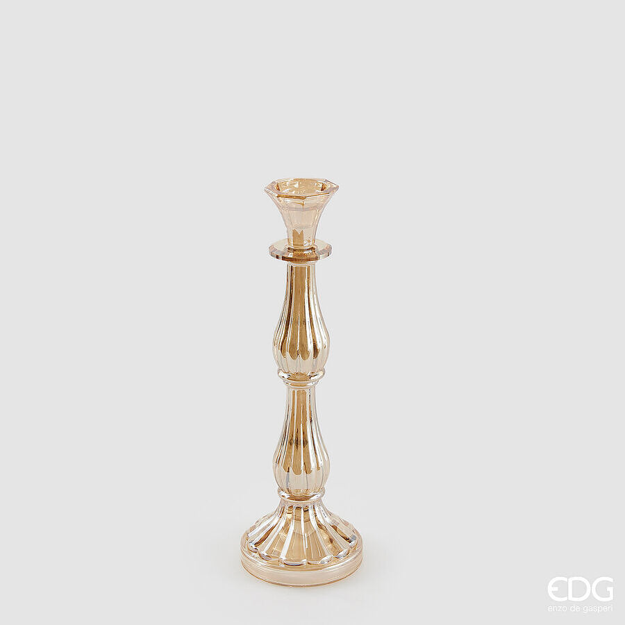 EDG - Portacandela Crystal Sinuoso H 31cm