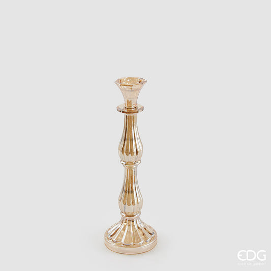 EDG - Portacandela Crystal Sinuoso H 31cm