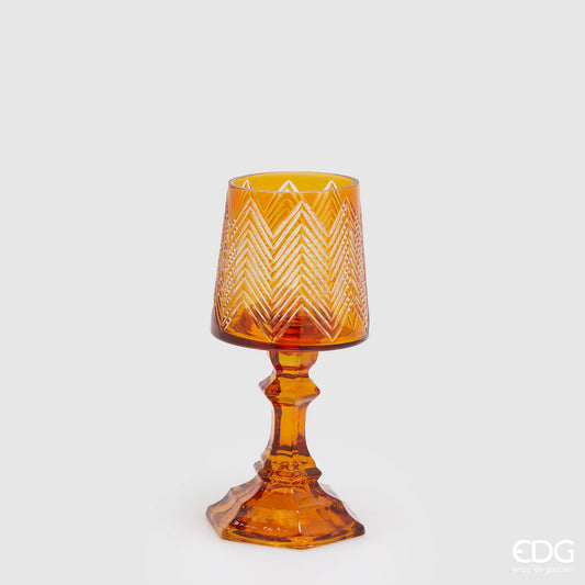 EDG - Portacandela Abat Jour H23 cm Giallo