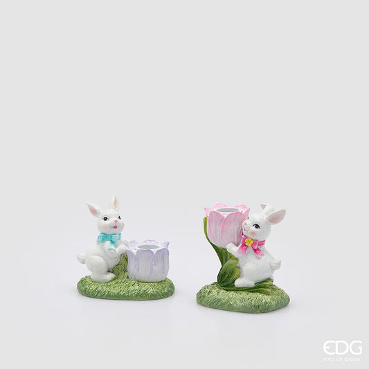 EDG - Portacandela Coniglio Assortito