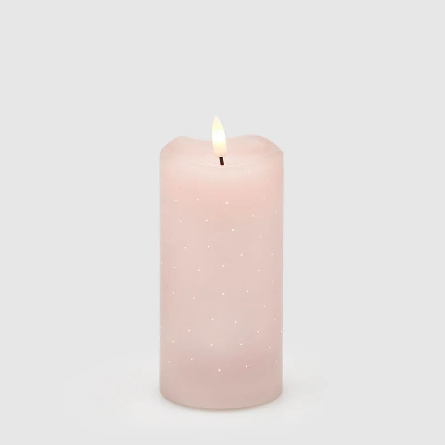 EDG - Candela LED Moccolo Rosa