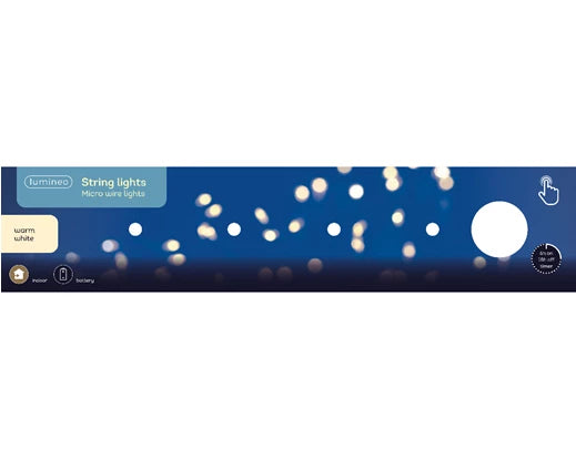 Gaden Foggia - Filo Microled 495 cm 100 luci