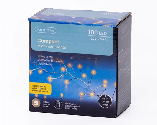 Garden Foggia - Microled 120 cm Con 100 Luci Warm White