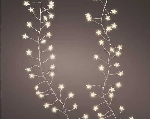 Garden Foggia - Microled Stella 120 cm con 100 Luci Bianco Caldo