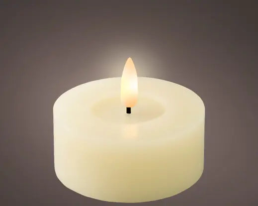 Garden Foggia - Box 2 Candele White Cream H 6cm