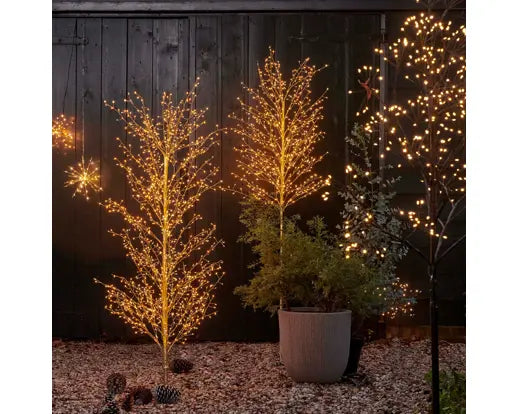 Garden Foggia - Faggio Led H 150cm d 60 gold luce calda