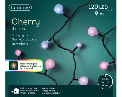Garden Foggia - Serie Led Cherry Lights 9 Metri 120 luci