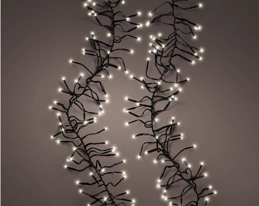 Garden Foggia -  Luci Cluster Bianco Caldo 3000 led 28 metri