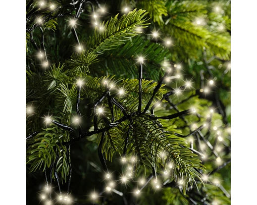 Garden Foggia -  Luci Cluster Bianco Caldo 3000 led 28 metri