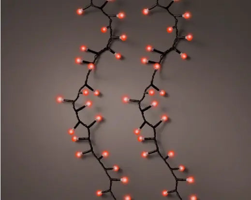 Garden Foggia - Luci Cherry Rosse 750 led 16 metri