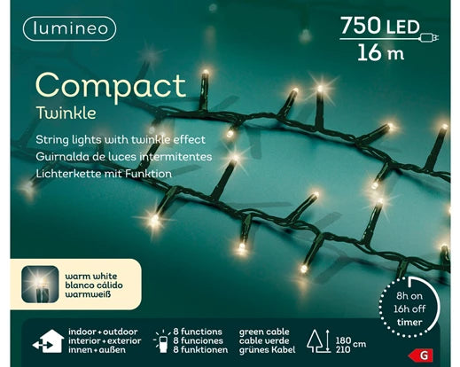 Garden Foggia - Compact Light 750 led 16 metri luce calda