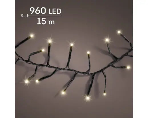 Garden Foggia - Luci Excellent 15 mt 960 led Bianco Caldo