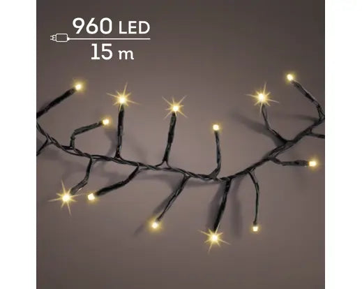 Garden Foggia - Luci Excellent 15 mt 960 led Soft Gold