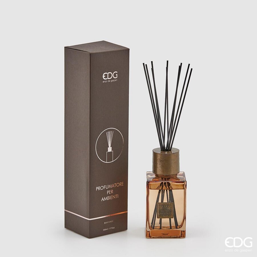 EDG - Profumatore Bottiglia Quadrato 500 ml Black Forest