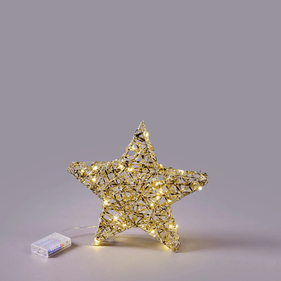 EDG - Stella Intreccio 30 Microled 30cm Oro